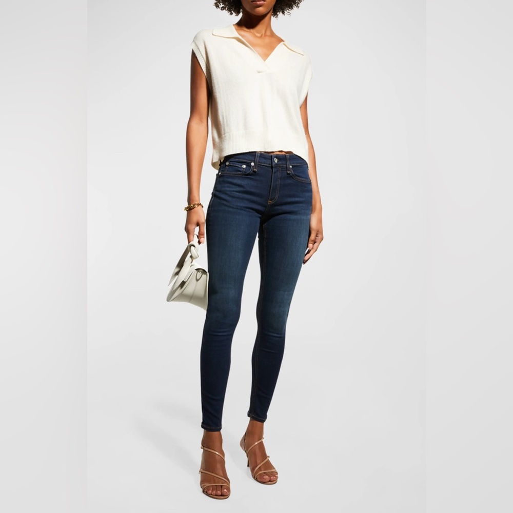 Rag & Bone Cate Mid Rise Ankle Skinny - Carmen Wash Size 25